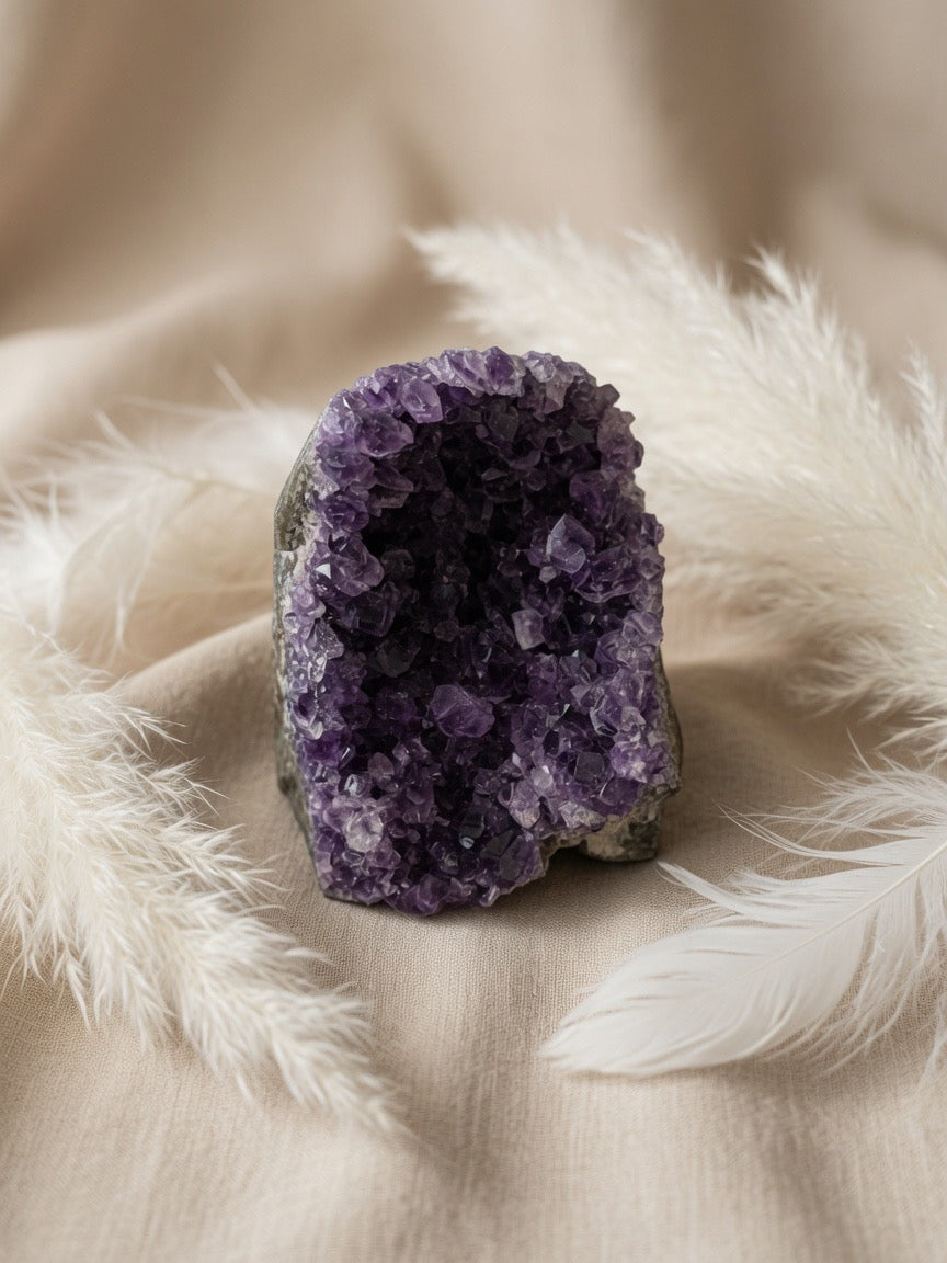 Amethyst Druse aus Uruguay Unikat
