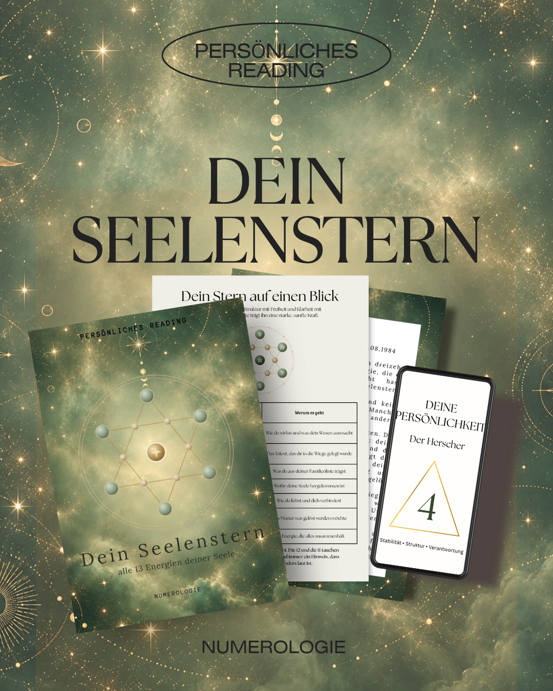 Numerologie,Seelenmatrix,Seelenstern,Reading