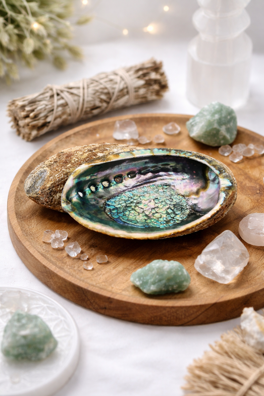 Abalone Räucherschale  natürliche Muschel für Räucherungen