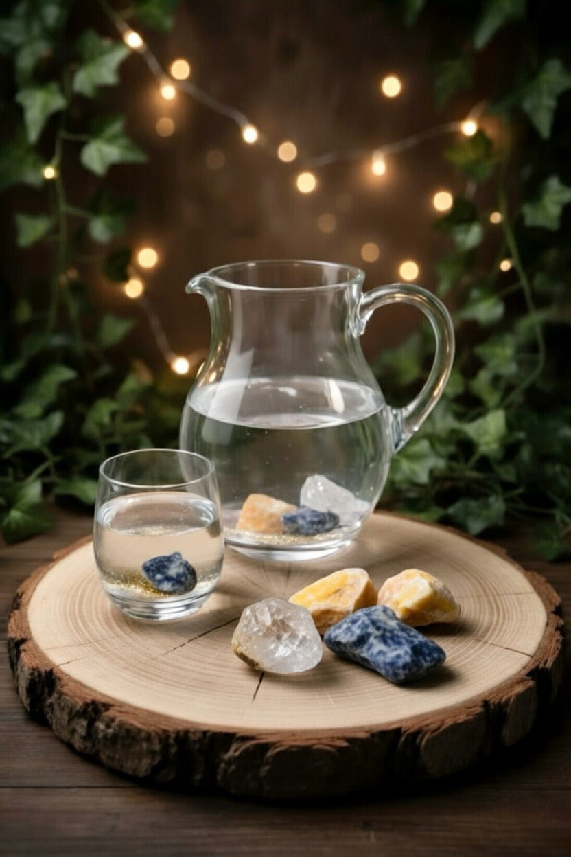 Harmonie& Einklang Edelsteinset Rohsteine/Wassersteine